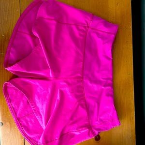 Pink Lululemon shorts
